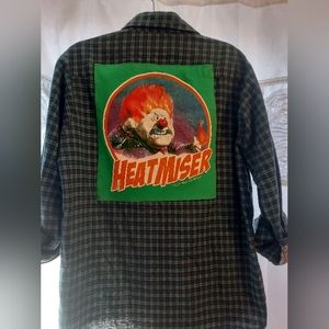 HEATMISER SZ M UNISEX UPCYCLED FLANNEL